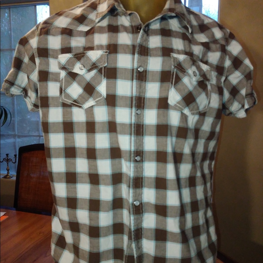 Urban pipeline xl short sleeve button down  snap